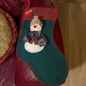 Snowman Stocking